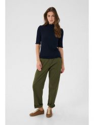 Cream Koszulka w kolorze granatowym rozmiar: S. Niebieskie bluzki damskie Cream, s, bez wzorów, prążkowane, bez kołnierzyka, bez ramiączek. Za 78.99 zł.