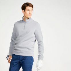Bluza do golfa męska Inesis MW500. Szare bluzy bez kaptura męskie INESIS, m, z elastanu. W wyprzedaży za 119.99 zł.