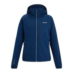 Kurtka Softshellowa Damska Bourda. Niebieskie kurtki damskie Regatta, xl, bez wzorów, z materiału, z kapturem. Za 286.99 zł.