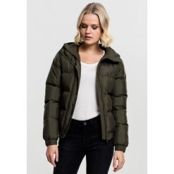 Parka dla kobiet Urban Classic hooded. Zielone parki damskie Urban Classics, na zimę, bez wzorów, z puchu. Za 293.00 zł.