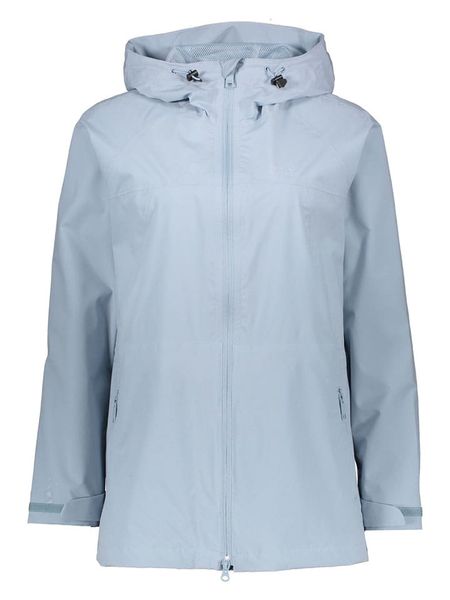 Jack Wolfskin Kurtka przeciwdeszczowa "Baydream" w kolorze błękitnym rozmiar: XL. Niebieskie kurtki przeciwdeszczowe damskie Jack Wolfskin, xl, bez kaptura. Za 327.87 zł.