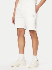 Lacoste Szorty sportowe GH0886 Biały Regular Fit. Białe szorty męskie Lacoste, m, z bawełny. Za 379.99 zł.