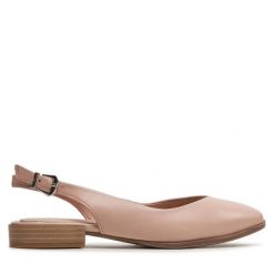 Sandały Marco Tozzi. Brązowe sandały damskie Marco Tozzi, bez wzorów, bez obcasa, na płaskiej podeszwie. Za 219.99 zł.