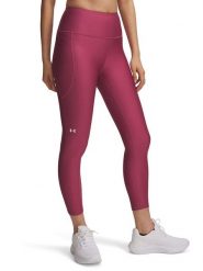 Under Armour Legginsy sportowe "Tech Hi" w kolorze różowym rozmiar: S. Różowe legginsy damskie Under Armour, s, bez wzorów, z materiału. Za 152.98 zł.