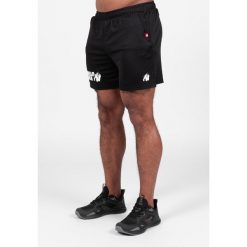 Miles Mesh Szorty - Czarny. Czarne szorty męskie GORILLA WEAR, z meshu, na fitness i siłownię. Za 189.00 zł.