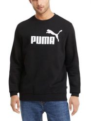 Męska bluza sportowa dresowa czarna PUMA ESS Big Logo 586678-01. Czarne bluzy sportowe męskie Puma, l, z bawełny. Za 119.00 zł.
