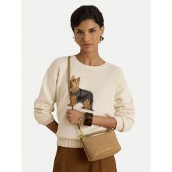 Torebka LAUREN RALPH LAUREN. Brązowe torebki klasyczne damskie Lauren Ralph Lauren, bez wzorów, bez dodatków. Za 1,299.00 zł.