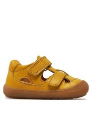 Froddo Sandały Ollie Sandal G2150186-4 M Żółty. Żółte sandały chłopięce Froddo, ze skóry, bez zapięcia. Za 229.99 zł.