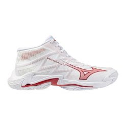 Damskie buty halowe Mizuno Wave Lightning Elite. Białe obuwie do biegania damskie Mizuno, mizuno wave. Za 449.99 zł.