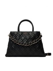 Guess Torebka Maxine HWQG97 33060 Czarny. Czarne torebki klasyczne damskie Guess, z aplikacjami, ze skóry, bez dodatków. Za 674.99 zł.