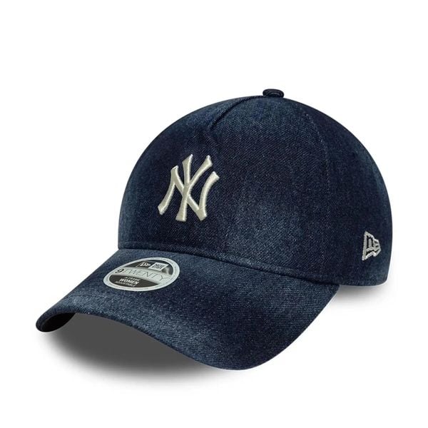 Czapka baseballowa damska New York Yankees New Era 9Twenty. Niebieskie czapki z daszkiem damskie New Era, bez wzorów, z bawełny. Za 215.50 zł.