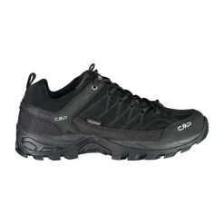 Buty trekkingowe męskie CMP Rigel. Czarne buty trekkingowe męskie CMP, z materiału, bez zapięcia, trekkingowe. Za 399.99 zł.