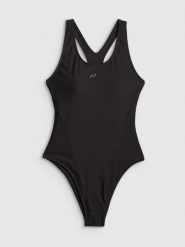 4F Kostium kąpielowy jednoczęściowy damski - czarny L. Czarne stroje jednoczęściowe damskie 4f, l, bez wzorów. Za 129.99 zł.