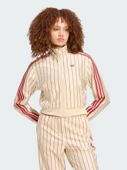 Adidas Bluza Reversible Firebird Track Top KT1850 Beżowy Regular Fit. Brązowe bluzy bez kaptura damskie Adidas, l, z syntetyku. Za 478.99 zł.
