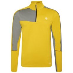 Bluza turystyczna męska Dignify II termiczna z suwakiem. Brązowe bluzy bez kaptura męskie Dare 2b, bez wzorów, z dzianiny, sportowe, bez kołnierzyka, bez ramiączek. Za 112.69 zł.