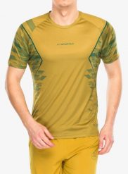 Koszulka do biegania męska La Sportiva Pacer T-Shirt. Żółte t-shirty męskie La Sportiva, l, z poliesteru, bez ramiączek, do biegania. Za 261.75 zł.