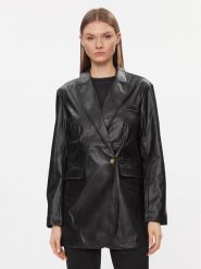 JJXX Marynarka Mary 12227940 Czarny Regular Fit. Czarne marynarki i żakiety damskie JJXX, xs, bez wzorów, ze skóry. Za 239.99 zł.