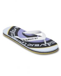 Klapki dla Mężczyzn MOLOKAI SCREEN Biały. Białe klapki i japonki męskie Quiksilver, z materiału. Za 66.49 zł.