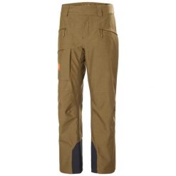 Spodnie narciarskie dla kobiet Helly Hansen Powderqueen. Brązowe spodnie dresowe damskie Helly Hansen, na zimę, bez wzorów. Za 1,175.00 zł.