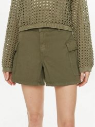Noisy May Szorty materiałowe Smiley 27029292 Zielony Relaxed Fit. Zielone szorty damskie Noisy may, bez wzorów, z bawełny. Za 159.99 zł.