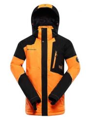 Alpine Pro Kurtka narciarska "Dear" w kolorze pomarańczowo-czarnym rozmiar: S. Czarne kurtki narciarskie i snowboardowe damskie Alpine Pro, m, bez wzorów, bez kaptura, narciarskie. Za 528.34 zł.
