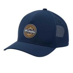 Czapka Z Daszkiem Unisex Dla Dorosłych Z Logo Tekstowym. Niebieskie czapki męskie Columbia, bez wzorów. Za 180.99 zł.