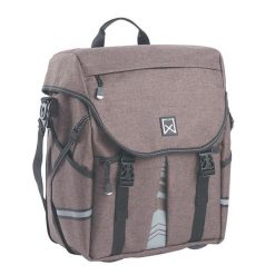 Prosta torba na bagażnik Willex XL 1200. Brązowe torby męskie na ramię willex, bez wzorów, na ramię, duże. Za 457.00 zł.