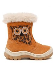 Lasocki Kids Kozaki CI12-2693-16 Brązowy. Brązowe kozaki dziewczęce Lasocki Kids, bez wzorów, ze skóry, bez obcasa. Za 139.99 zł.