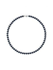 Mitzuko Naszyjnik perłowy w kolorze tahiti - dł. 42 cm rozmiar: onesize. Czarne naszyjniki damskie Mitzuko, srebrne. Za 347.99 zł.