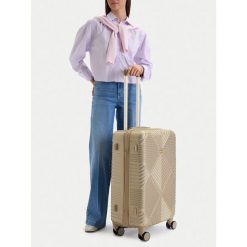 Walizka średnia Nine West. Żółte walizki męskie Nine West, bez wzorów, średnie. Za 359.99 zł.