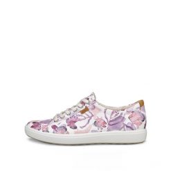 Buty sportowe damskie Ecco Soft 7. Białe buty sportowe na co dzień damskie ECCO, bez wzorów. Za 492.00 zł.