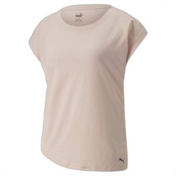 Koszulka z krótkim rękawem Damska Puma Studio Foundation Beżowy. Brązowe bluzki sportowe damskie Puma, s, bez wzorów, z poliesteru, bez kołnierzyka. Za 87.45 zł.