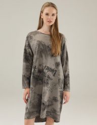 Brązowa sukienka z bawełny. Brązowe sukienki damskie Unisono, s, bez wzorów, z bawełny, bez kołnierzyka, bez ramiączek, mini. Za 179.00 zł.