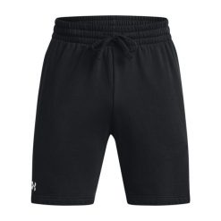 Krótka Under Armour Rival Fleece. Białe szorty męskie Under Armour, bez wzorów, z materiału. Za 139.00 zł.