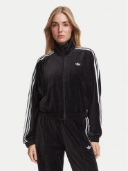 Adidas Bluza Velour LG4297 Czarny Loose Fit. Czarne bluzy bez kaptura damskie Adidas, s, z bawełny. Za 329.99 zł.