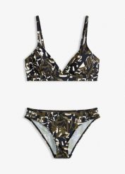 Bikini ze skrzyżowanymi ramiączkami (2 części). Białe bikini damskie bonprix, bez wzorów. Za 114.99 zł.