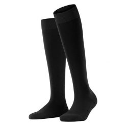 Skarpetki do kolan damskie Falke ClimaWool. Niebieskie skarpetki damskie Falke, bez wzorów, z lyocellu. Za 149.00 zł.