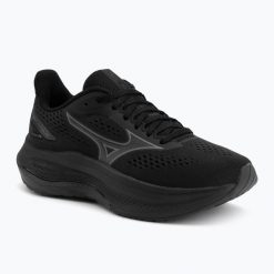 Buty do biegania damskie Mizuno Wave Inspire 22. Czarne obuwie do biegania damskie Mizuno, mizuno wave. Za 449.99 zł.