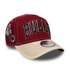 Czapka baseballowa Chicago Bulls New Era 9Forty City Icon. Czerwone czapki męskie New Era, bez wzorów. Za 223.00 zł.