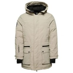 Pikowana parka Superdry City. Szare parki męskie Superdry., na zimę, m, bez wzorów. W wyprzedaży za 654.00 zł.