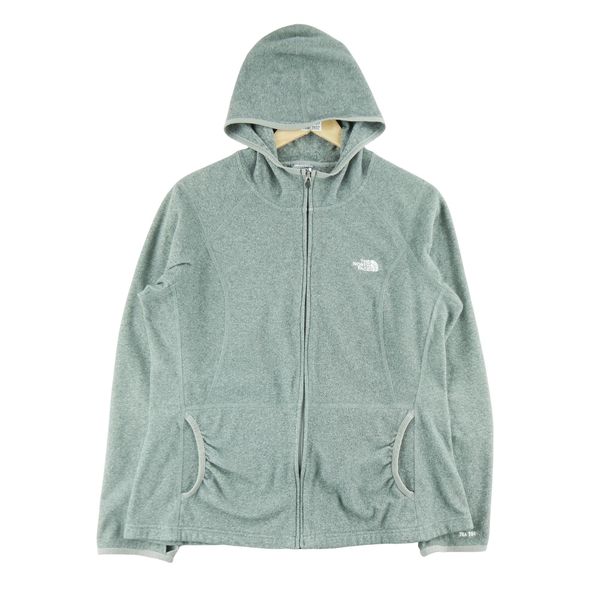 Damska szara polarowa kurtka TNF. Szare kurtki damskie The North Face, l, bez wzorów, z polaru, bez kaptura. Za 170.36 zł.