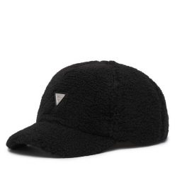 Czapka z daszkiem Guess. Czarne czapki z daszkiem damskie Guess, z aplikacjami. Za 134.99 zł.