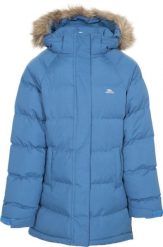 Trespass Unique - Kurtka damska Tp50 Cosmic Blue. Niebieskie kurtki damskie Trespass, s, bez wzorów, z futra, z kapturem. Za 207.99 zł.