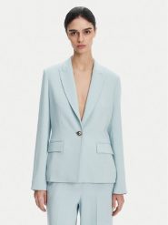 PINKO Marynarka 104930 A213 Błękitny Regular Fit. Niebieskie marynarki i żakiety damskie Pinko, bez wzorów, z wiskozy. Za 889.99 zł.