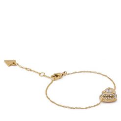 Bransoletka Guess. Żółte bransoletki damskie Guess, złote. Za 219.99 zł.