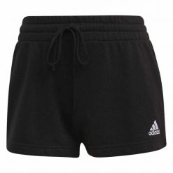 Spodenki damskie ADIDAS W SL FT SHO XXS. Czarne szorty damskie Adidas, bez wzorów, z bawełny, eleganckie. Za 99.00 zł.