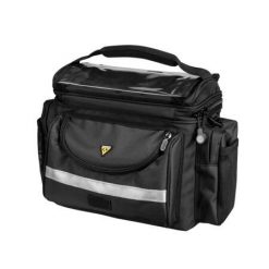 Torba na ramę Topeak TourGuide HandleBar Bag DX. Czarne torebki klasyczne damskie Topeak, bez wzorów, z materiału, bez dodatków. Za 339.99 zł.