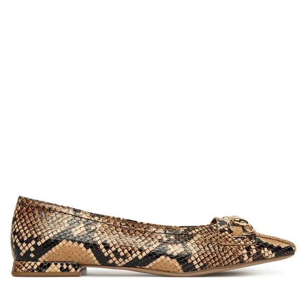 Baleriny HÖGL. Brązowe baleriny damskie HÖGL, bez wzorów, bez obcasa. Za 759.99 zł.