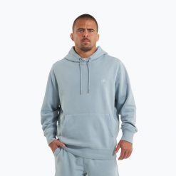 Bluza męska Pitbull Lancaster 2 Hooded Sweatshirt. Niebieskie bluzy z kapturem męskie PITBULL, l, z bawełny. Za 199.99 zł.