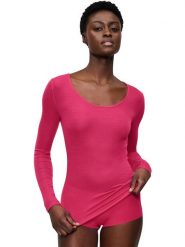 Triumph Koszulka w kolorze różowym rozmiar: XL. Różowe bluzki damskie Triumph, xl, bez wzorów, bez kołnierzyka, bez ramiączek. Za 65.23 zł.